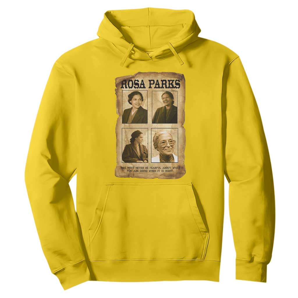 Vintage Rosa Parks Hoodie Courage And Justice Quote TS12 Daisy Print Your Wear