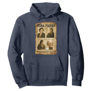 Vintage Rosa Parks Hoodie Courage And Justice Quote TS12 Navy Print Your Wear