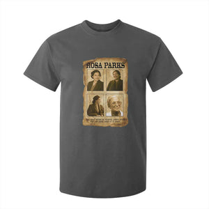 Vintage Rosa Parks T Shirt For Kid Courage And Justice Quote TS12 Dark Heather Print Your Wear
