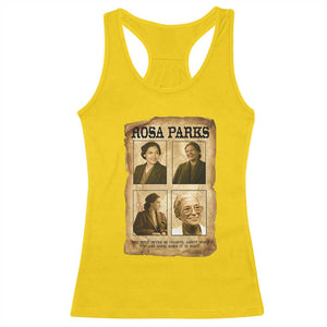 Vintage Rosa Parks Racerback Tank Top Courage And Justice Quote TS12 Daisy Print Your Wear