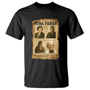 Vintage Rosa Parks T Shirt Courage And Justice Quote TS12 Black Print Your Wear