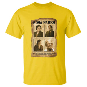 Vintage Rosa Parks T Shirt Courage And Justice Quote TS12 Daisy Print Your Wear