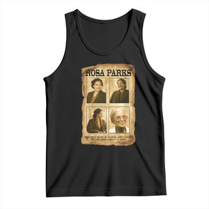Vintage Rosa Parks Tank Top Courage And Justice Quote TS12 Black Print Your Wear