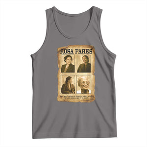 Vintage Rosa Parks Tank Top Courage And Justice Quote TS12 Deep Heather Print Your Wear