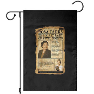 Vintage Newspaper Rosa Parks Garden Flag Civil Rights Hero TS12 Black Print Your Wear