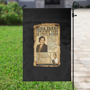 Vintage Newspaper Rosa Parks Garden Flag Civil Rights Hero TS12 Print Your Wear