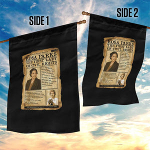 Vintage Newspaper Rosa Parks Garden Flag Civil Rights Hero TS12 Print Your Wear