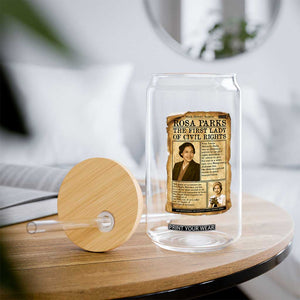 Vintage Newspaper Rosa Parks Glass Can Civil Rights Hero TS12 Print Your Wear