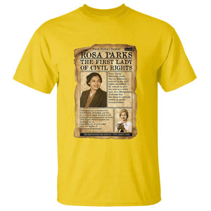 Vintage Newspaper Rosa Parks T Shirt Civil Rights Hero TS12 Daisy Print Your Wear