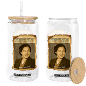 Vintage Rosa Parks Glass Can First Lady Of Civil Rights TS12 Print Your Wear