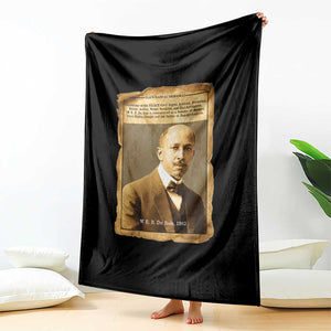 Vintage Newspaper W E B Du Bois Throw Blanket Civil Rights Pioneer TS12 Print Your Wear