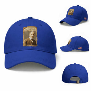 Vintage Newspaper W E B Du Bois Baseball Cap Civil Rights Pioneer TS12 Baseball Cap Universal Fit Royal Blue Print Your Wear