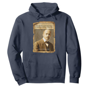 Vintage Newspaper W E B Du Bois Hoodie Civil Rights Pioneer TS12 Navy Print Your Wear