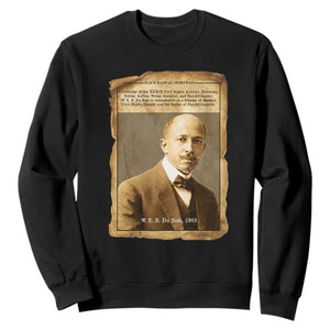 Vintage Newspaper W E B Du Bois Sweatshirt Civil Rights Pioneer TS12 Black Print Your Wear