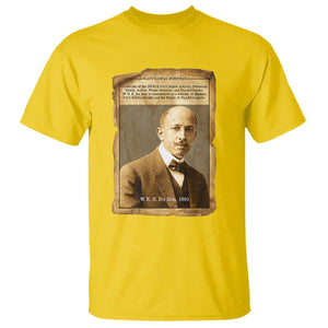 Vintage Newspaper W E B Du Bois T Shirt Civil Rights Pioneer TS12 Daisy Print Your Wear