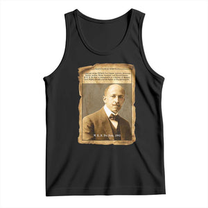 Vintage Newspaper W E B Du Bois Tank Top Civil Rights Pioneer TS12 Black Print Your Wear