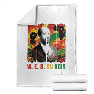 W E B Du Bois Throw Blanket Civil Rights Leader Gift TS12 White Print Your Wear