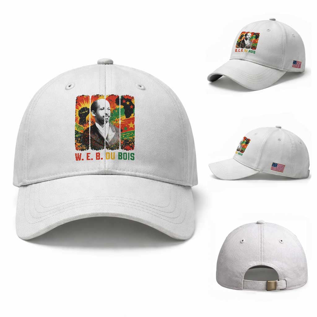 W E B Du Bois Baseball Cap Civil Rights Leader Gift TS12 Baseball Cap Universal Fit White Print Your Wear