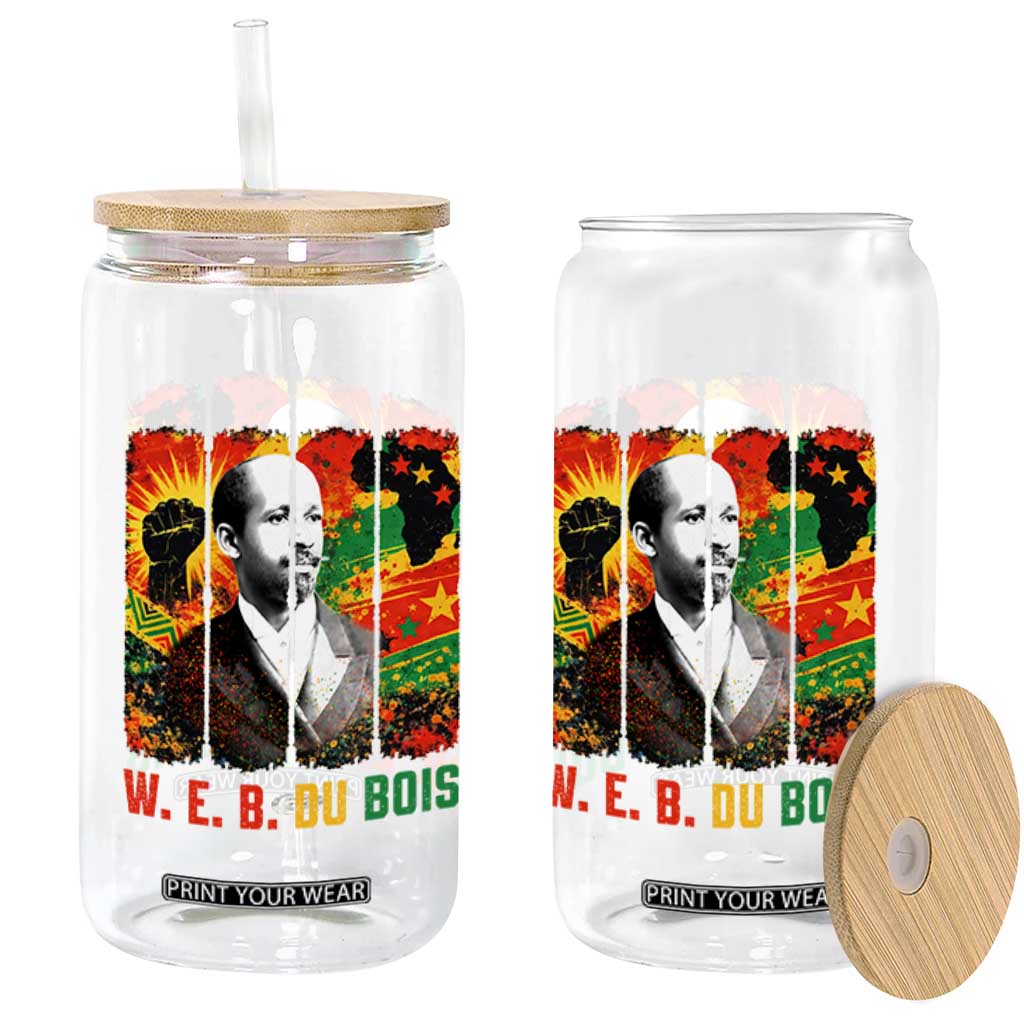 W E B Du Bois Glass Can Civil Rights Leader Gift TS12 Print Your Wear