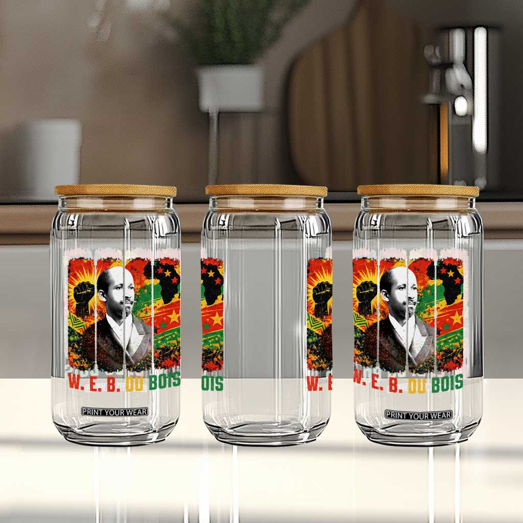 W E B Du Bois Glass Can Civil Rights Leader Gift TS12 Print Your Wear