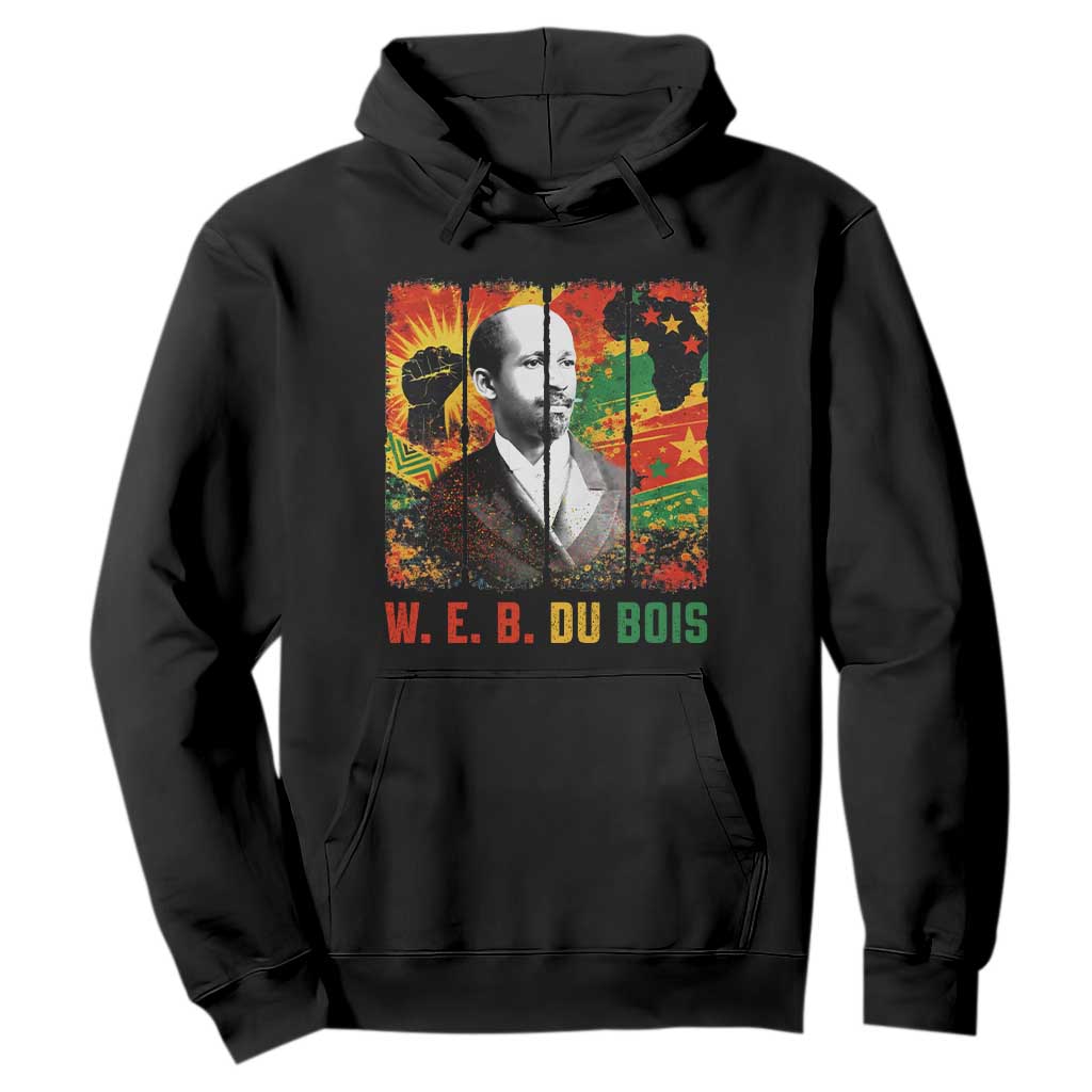 W E B Du Bois Hoodie Civil Rights Leader Gift TS12 Black Print Your Wear