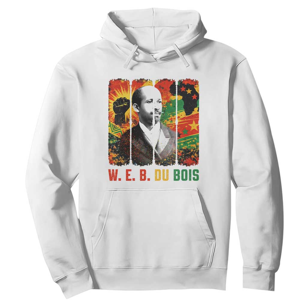 W E B Du Bois Hoodie Civil Rights Leader Gift TS12 White Print Your Wear