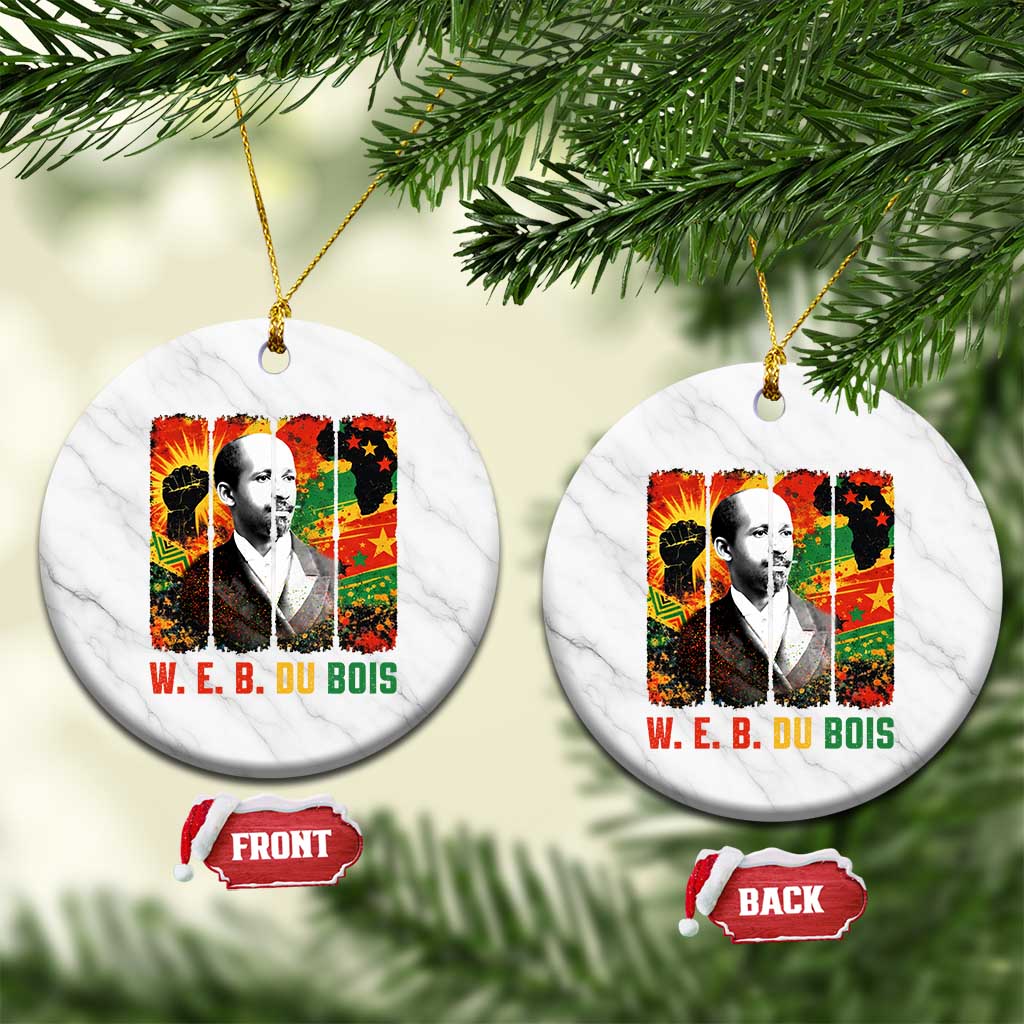 W E B Du Bois Ceramic Ornament Civil Rights Leader Gift TS12 1pc White Marble Print Your Wear