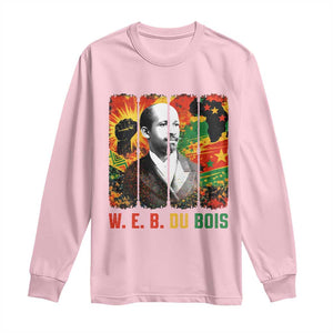 W E B Du Bois Long Sleeve Shirt Civil Rights Leader Gift TS12 Light Pink Print Your Wear