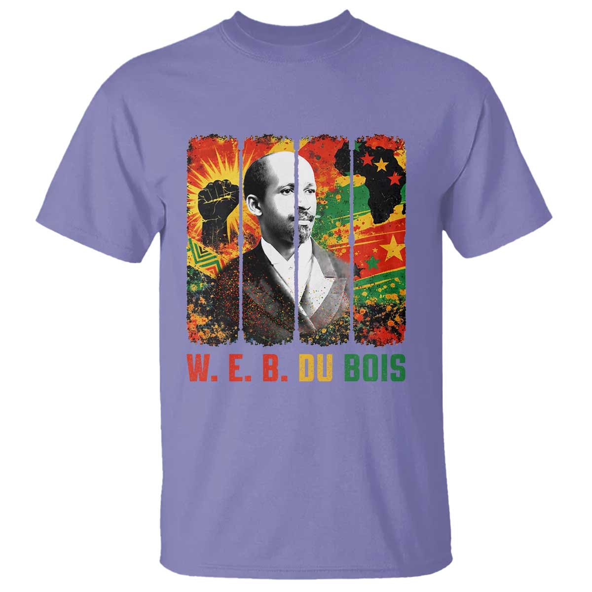 W E B Du Bois T Shirt Civil Rights Leader Gift TS12 Violet Print Your Wear