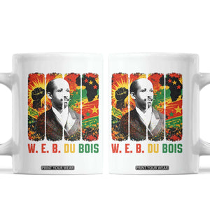 W E B Du Bois Coffee Mug Civil Rights Leader Gift TS12 White Print Your Wear