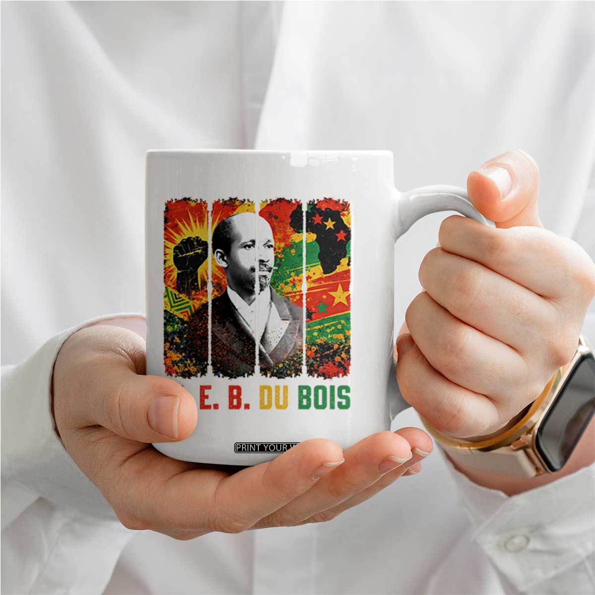 W E B Du Bois Coffee Mug Civil Rights Leader Gift TS12 Print Your Wear