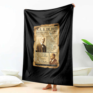 Vintage Newspaper W E B Du Bois Throw Blanket African American Scholar TS12 Print Your Wear