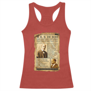 Vintage Newspaper W E B Du Bois Racerback Tank Top African American Scholar TS12 Red Print Your Wear