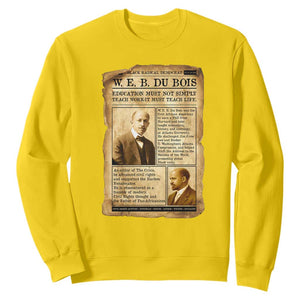 Vintage Newspaper W E B Du Bois Sweatshirt African American Scholar TS12 Daisy Print Your Wear