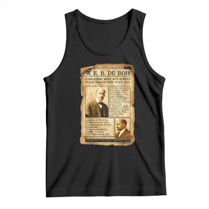 Vintage Newspaper W E B Du Bois Tank Top African American Scholar TS12 Black Print Your Wear
