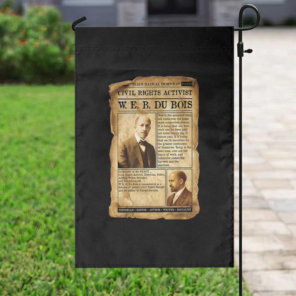 Vintage Newspaper W E B Du Bois Garden Flag Civil Rights History TS12 Print Your Wear