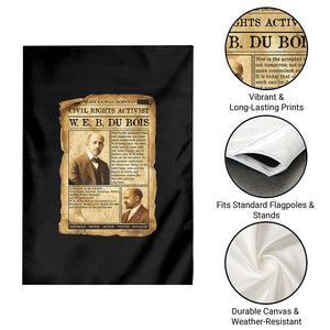 Vintage Newspaper W E B Du Bois Garden Flag Civil Rights History TS12 Print Your Wear