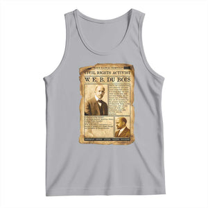 Vintage Newspaper W E B Du Bois Tank Top Civil Rights History TS12 Athletic Heather Print Your Wear