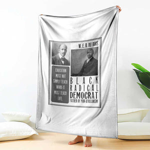 W E B Du Bois Throw Blanket Pan Africanism Intellectual Leader TS12 Print Your Wear