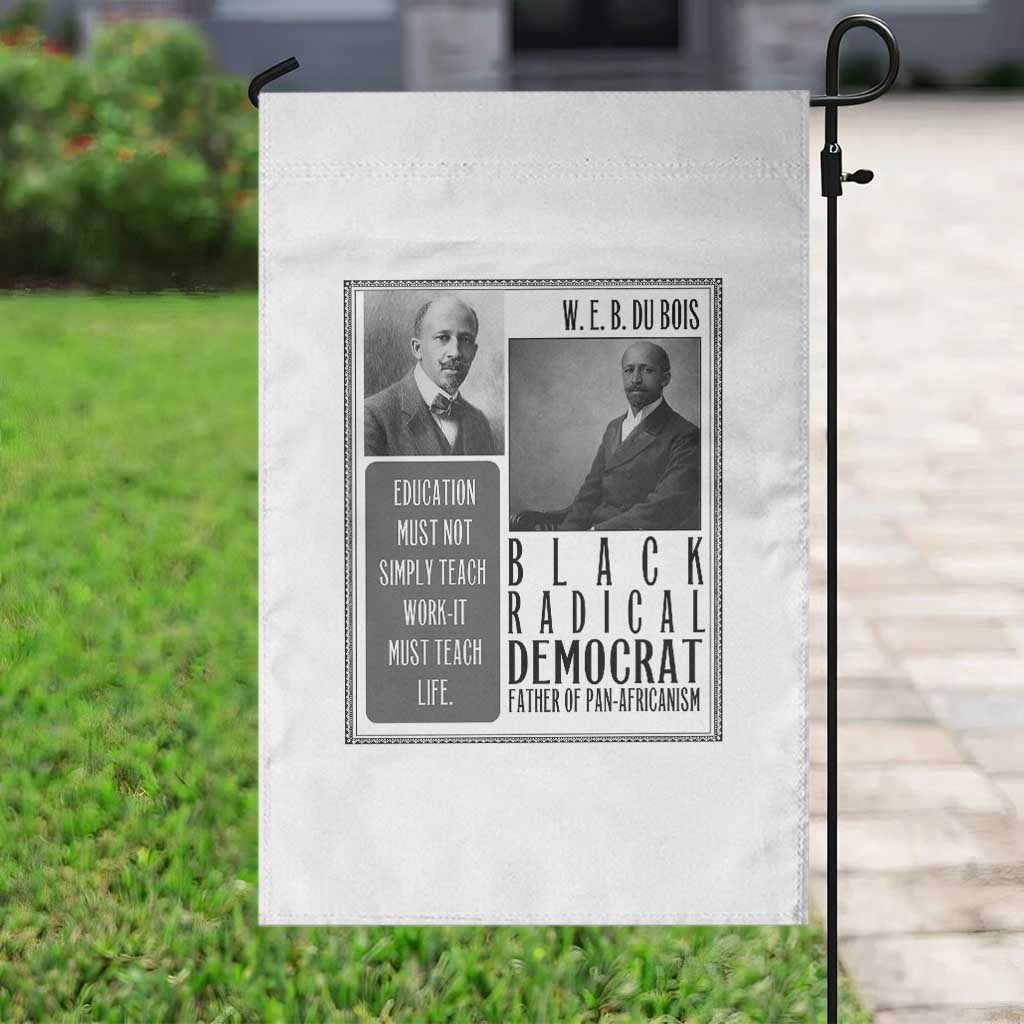 W E B Du Bois Garden Flag Pan Africanism Intellectual Leader TS12 Print Your Wear