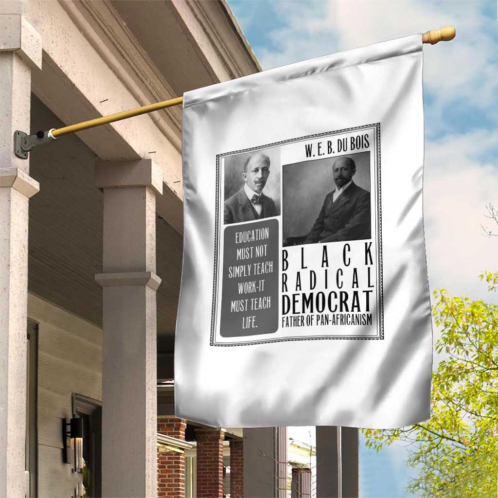 W E B Du Bois Garden Flag Pan Africanism Intellectual Leader TS12 Print Your Wear