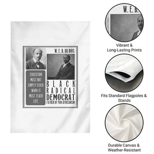 W E B Du Bois Garden Flag Pan Africanism Intellectual Leader TS12 Print Your Wear