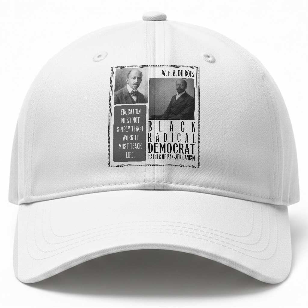 W E B Du Bois Baseball Cap Pan Africanism Intellectual Leader TS12 Print Your Wear