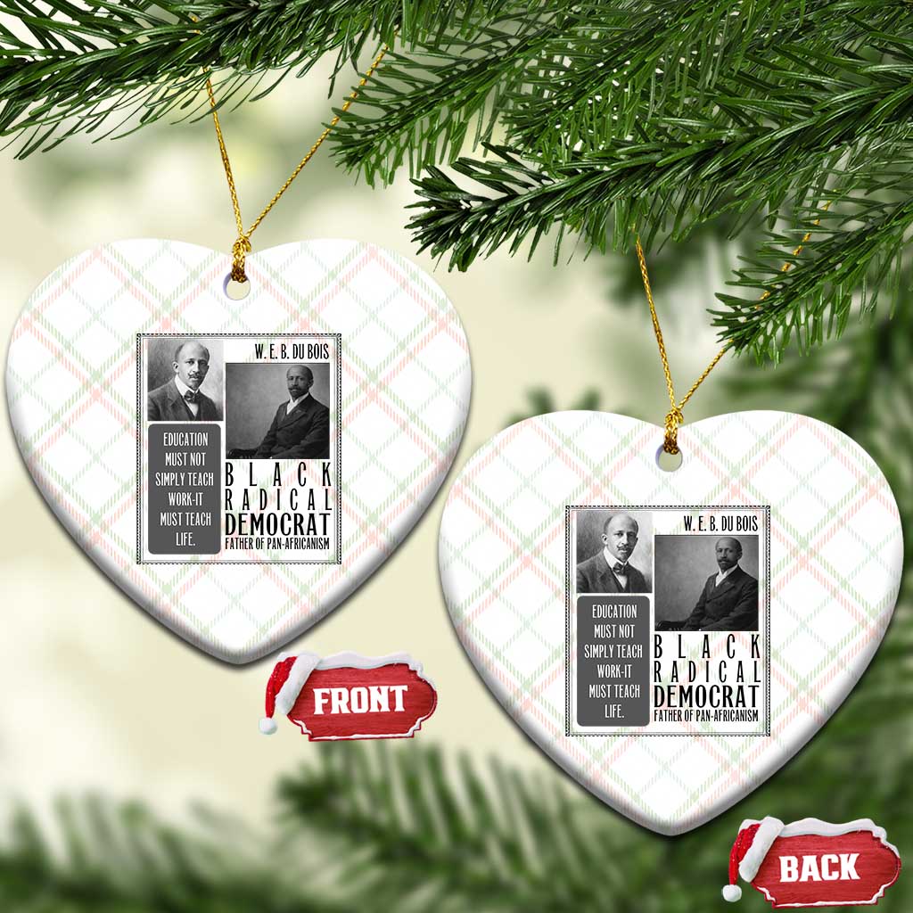 W E B Du Bois Ceramic Ornament Pan Africanism Intellectual Leader TS12 Print Your Wear