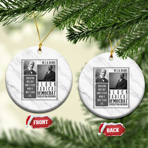 W E B Du Bois Ceramic Ornament Pan Africanism Intellectual Leader TS12 1pc White Marble Print Your Wear
