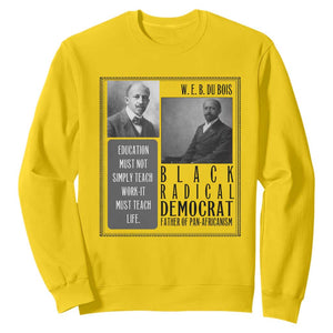 W E B Du Bois Sweatshirt Pan Africanism Intellectual Leader TS12 Daisy Print Your Wear
