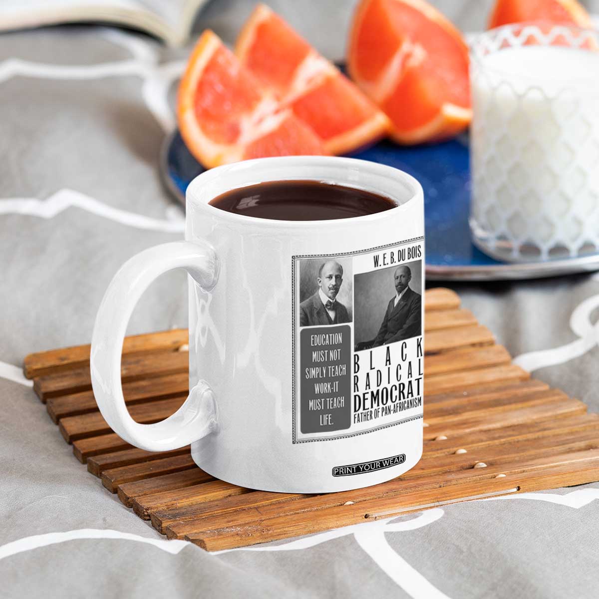 W E B Du Bois Coffee Mug Pan Africanism Intellectual Leader TS12 Print Your Wear