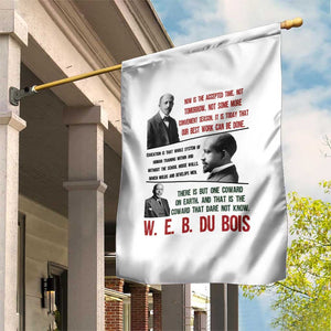 W E B Du Bois Education And Human Development Quote Garden Flag TS12 Print Your Wear