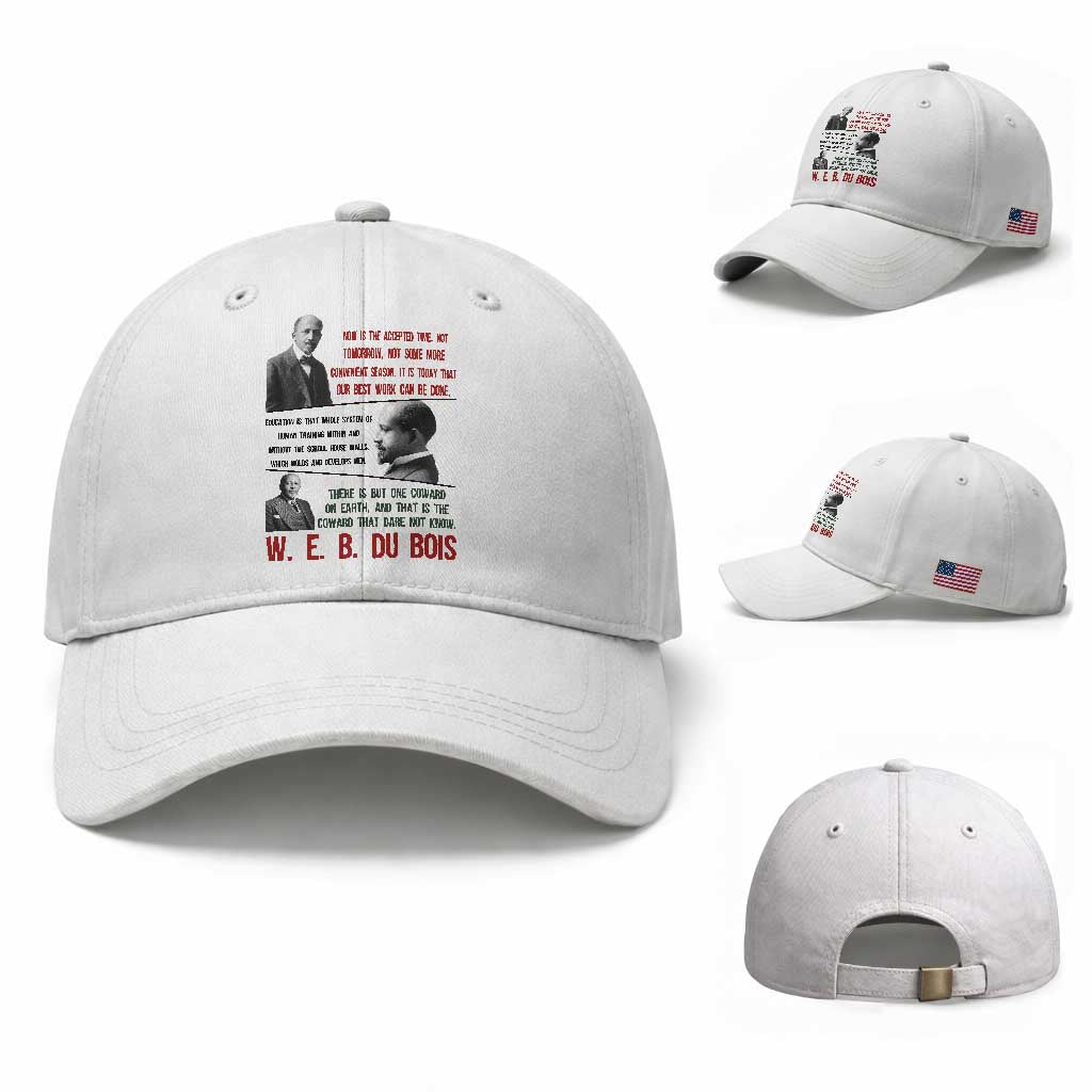 W E B Du Bois Education And Human Development Quote Baseball Cap TS12 Baseball Cap Universal Fit White Print Your Wear