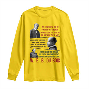 W E B Du Bois Education And Human Development Quote Long Sleeve Shirt TS12 Daisy Print Your Wear